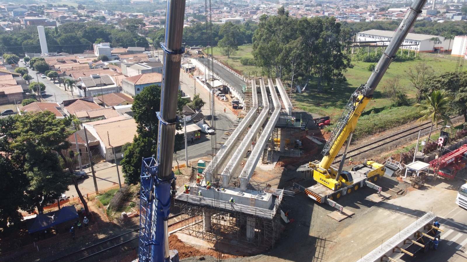 Obras de viaduto Jardim Primavera entram fase final em Sumaré Todo Dia