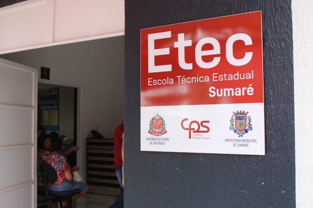 Etec Sumaré é uma das unidades nas cinco cidades da região com vagas abertas (Foto: Divulgação)
