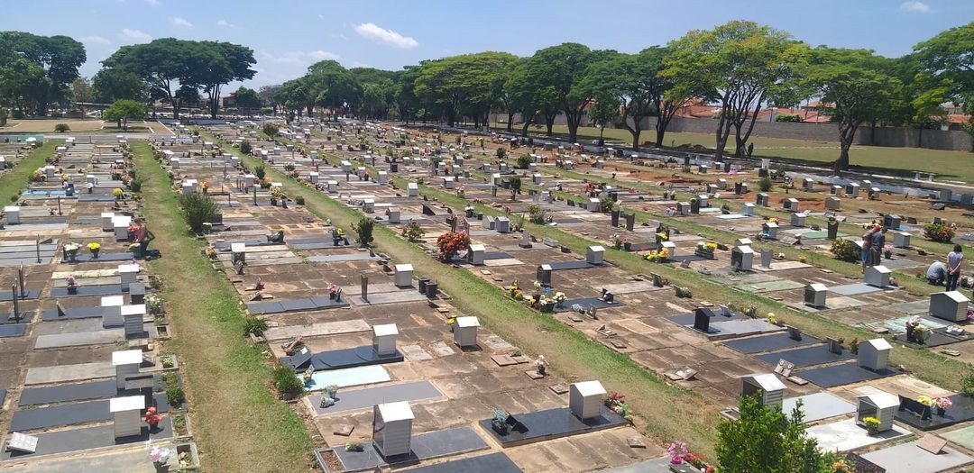Visão geral do Cemitério Parque Gramado, em Americana (Foto: Prefeitura de Americana/Divulgação)