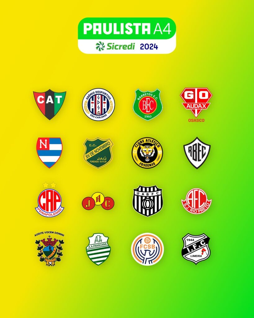 Campeonato Paulista de Futebol de 2024 - Série A4 – Wikipédia, a
