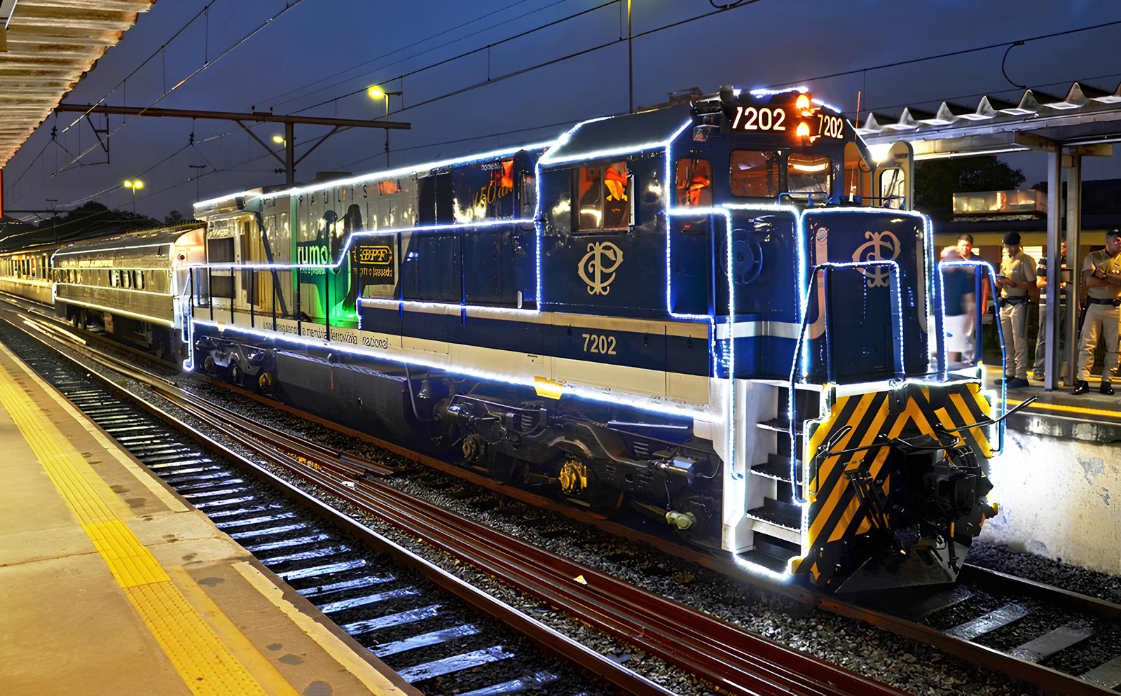 Trem Iluminado chega em Americana