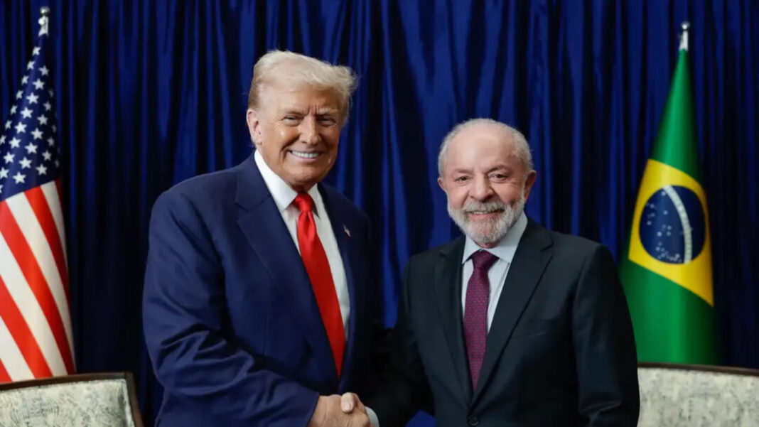 Lula e Trump se encontram