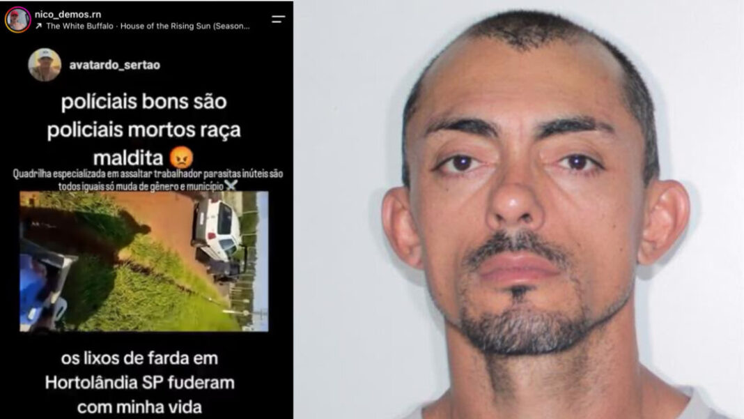 FERNANDO NICODEMOS HORACIO - PRESO DONO DE PERFIS QUE AMEAÇAVAM POLICIAIS EM HORTOLÂNDIA SITE - FOTOS (2)