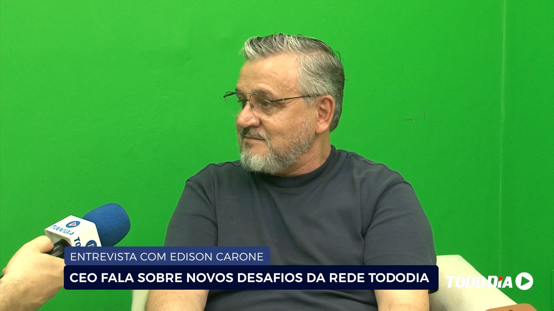 Edison Carone, CEO de Estratégia, Conteúdo e Negócios da Rede TODODIA, em entrevista à TV TODODIA