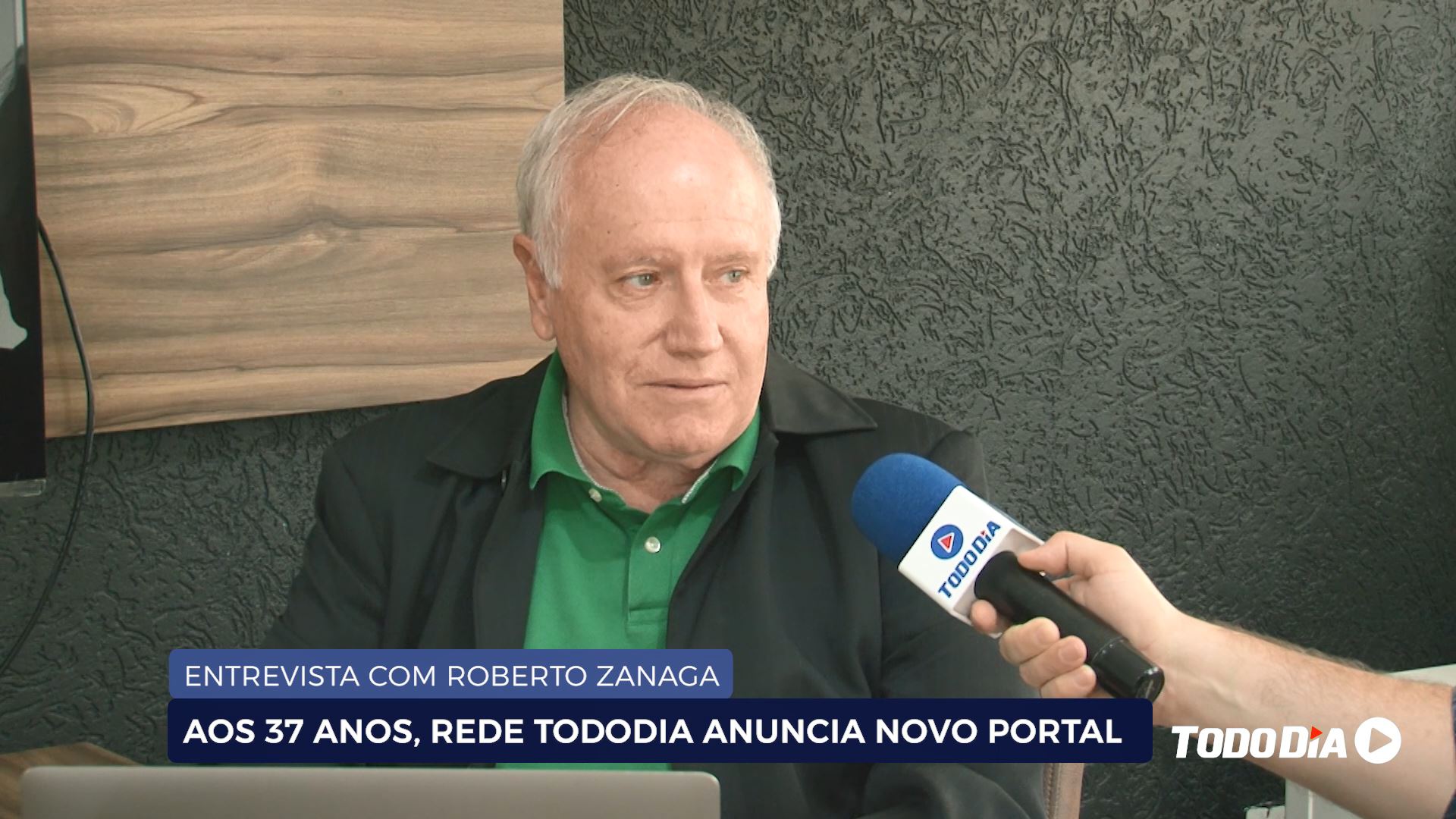 Roberto Romi Zanaga, presidente e fundador do TODODIA, em entrevista à TV TODODIA