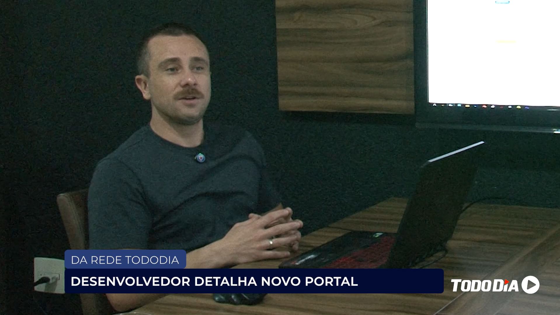 Vinícius Sanches Carone, responsável pelo desenvolvimento do novo portal TODODIA